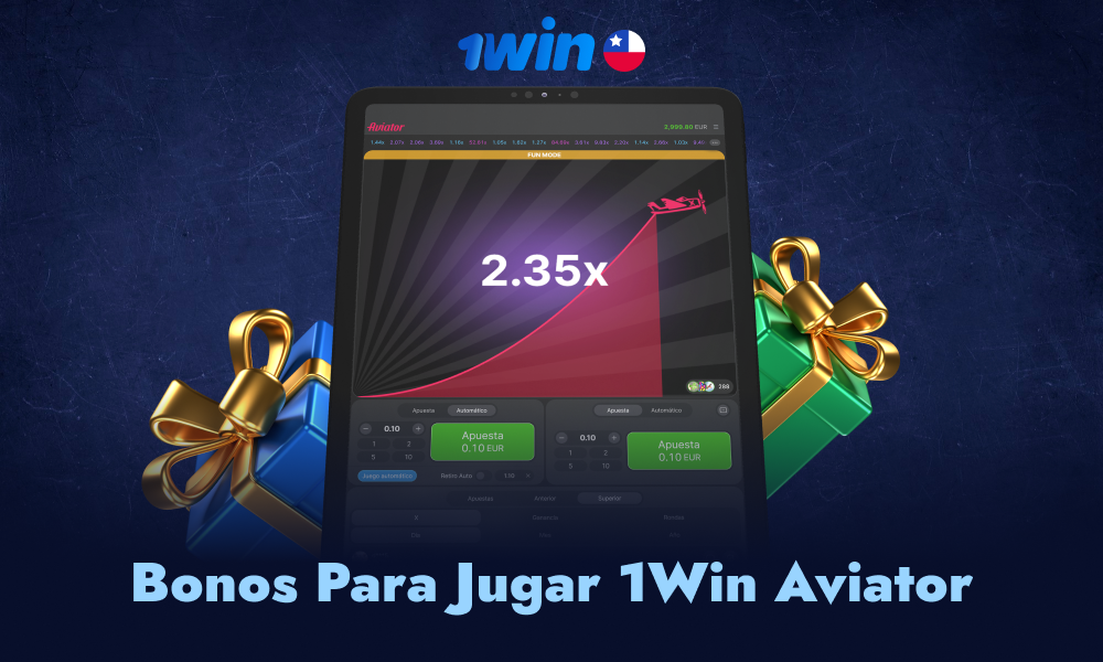 Aviator en 1Win tiene bonos exclusivos para Chile