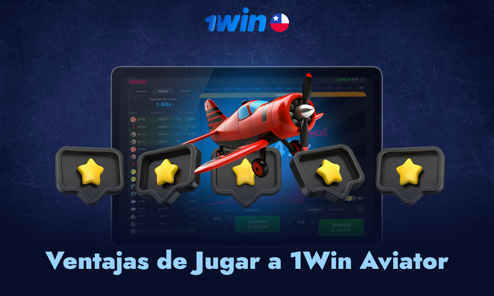 Aviator en 1Win brinda ventajas clave a chilenos